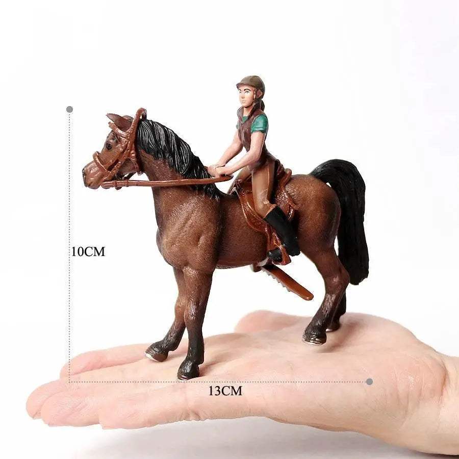  Educational Model Horse Rider Figure 1to60 Toyland EU -  ToylandEU™