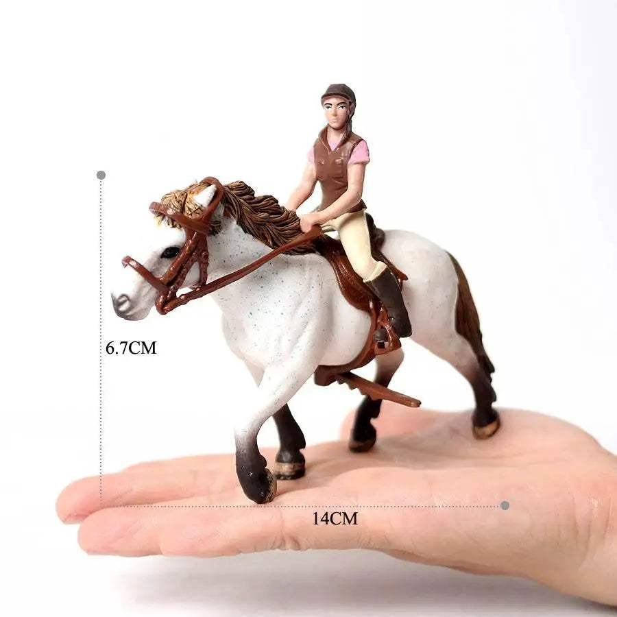  Educational Model Horse Rider Figure 1to60 Toyland EU -  ToylandEU™