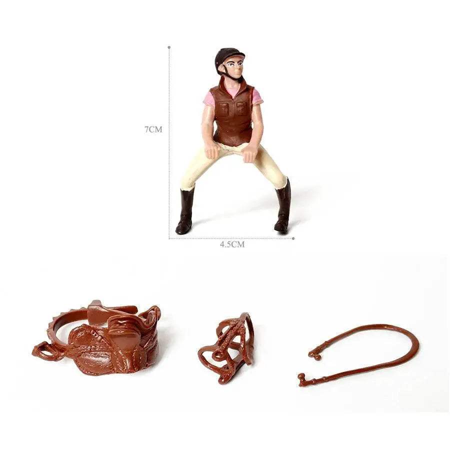  Educational Model Horse Rider Figure 1to60 Toyland EU -  ToylandEU™