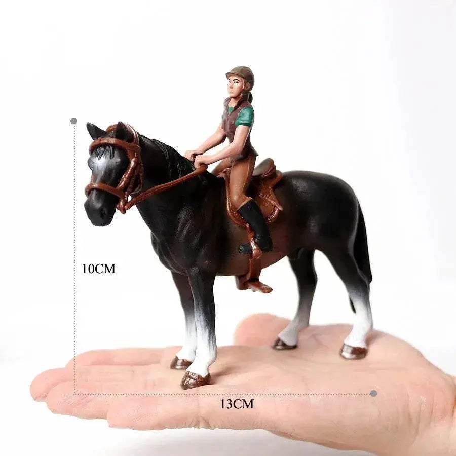  Educational Model Horse Rider Figure 1to60 Toyland EU -  ToylandEU™