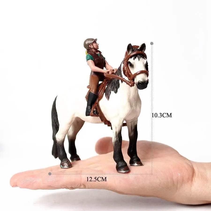  Educational Model Horse Rider Figure 1to60 Toyland EU -  ToylandEU™