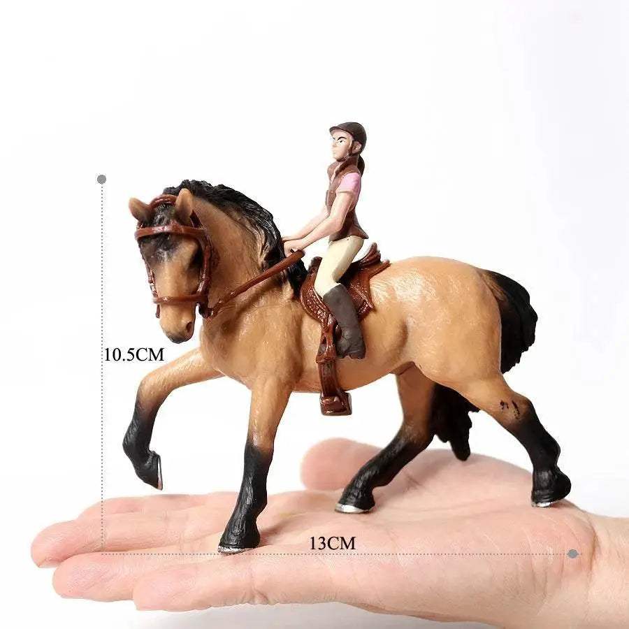  Educational Model Horse Rider Figure 1to60 Toyland EU -  ToylandEU™