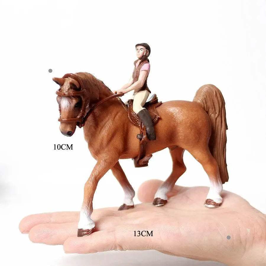  Educational Model Horse Rider Figure 1to60 Toyland EU -  ToylandEU™