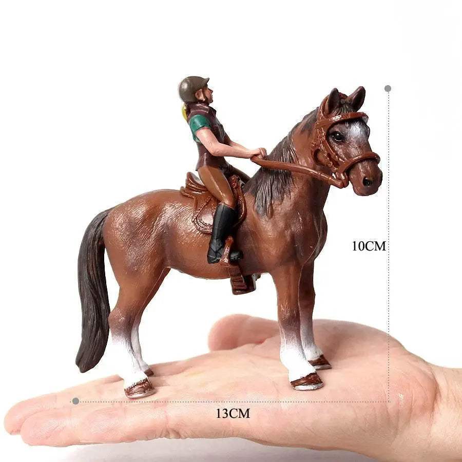  Educational Model Horse Rider Figure 1to60 Toyland EU -  ToylandEU™
