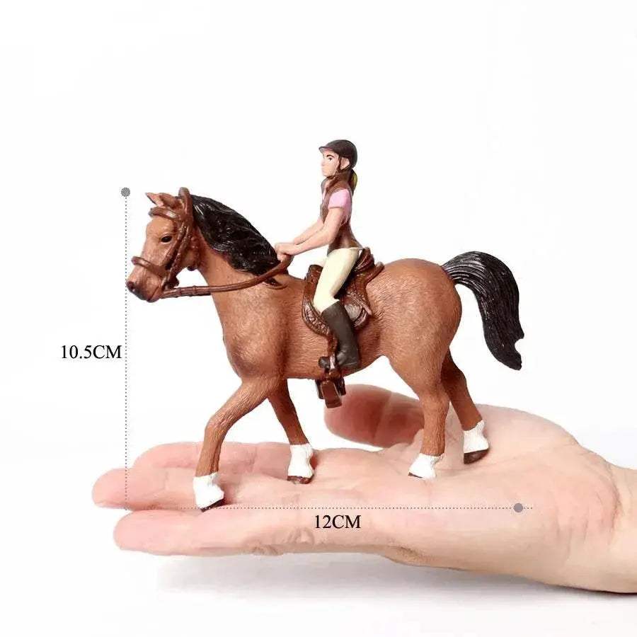  Educational Model Horse Rider Figure 1to60 Toyland EU -  ToylandEU™