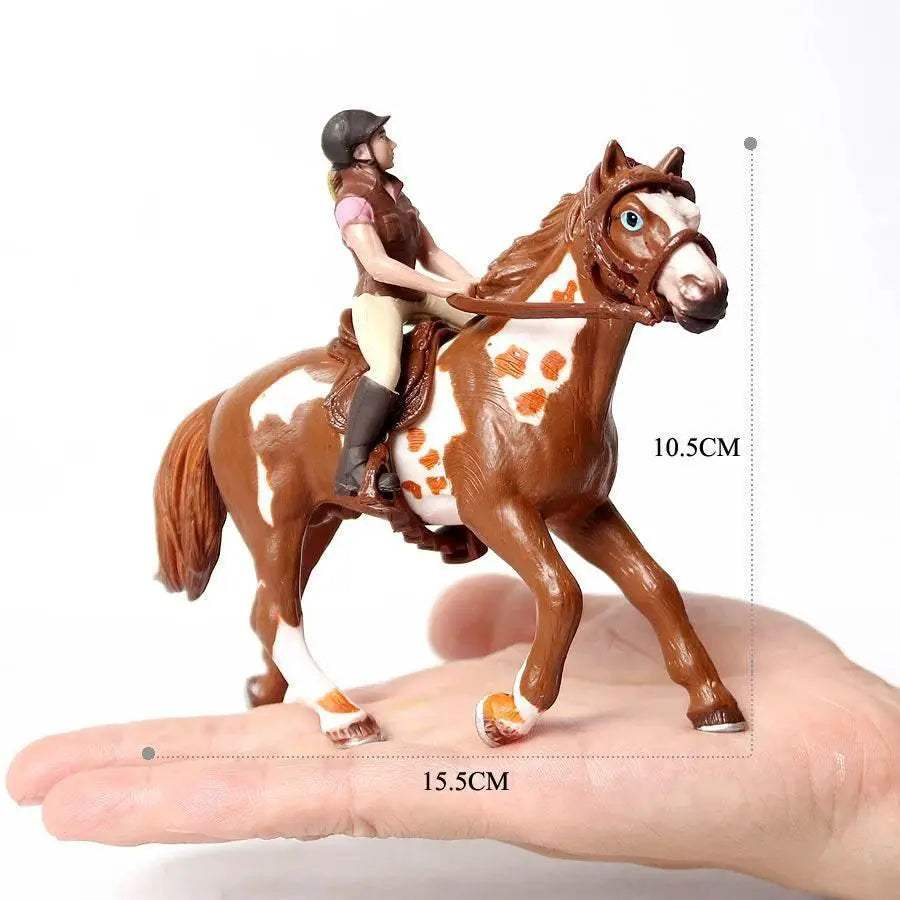  Educational Model Horse Rider Figure 1to60 Toyland EU -  ToylandEU™