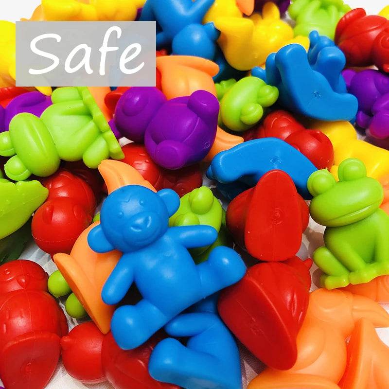 Educational Montessori Rainbow Counting Bears Sorting Game for Children Ages 3 to 6 - ToylandEU