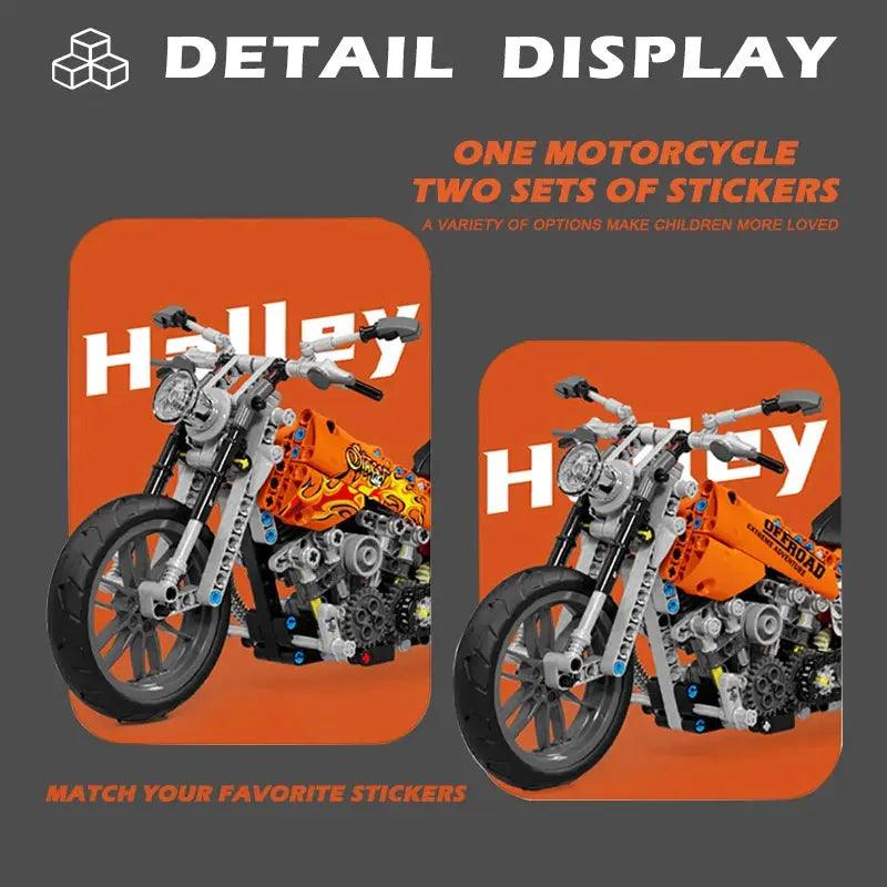  Educational Motorcycle Building Blocks Set 436 Pieces -  ToylandEU™