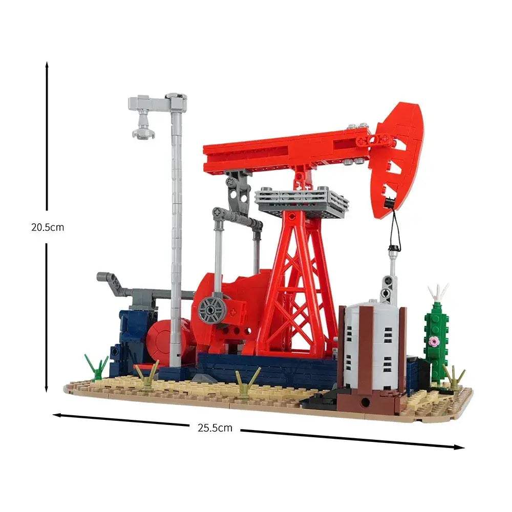 Educational Oil Extraction Building Blocks 489 Piece Model Kit - ToylandEU