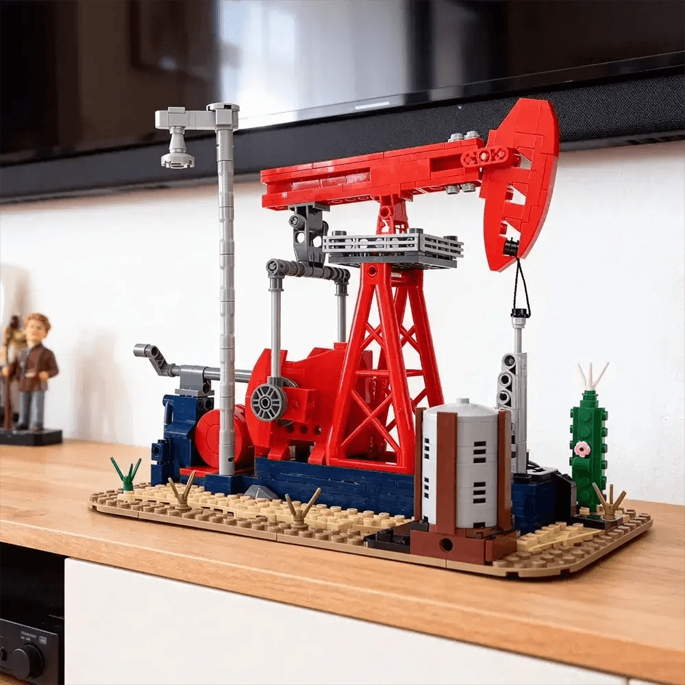 Educational Oil Extraction Building Blocks 489 Piece Model Kit - ToylandEU