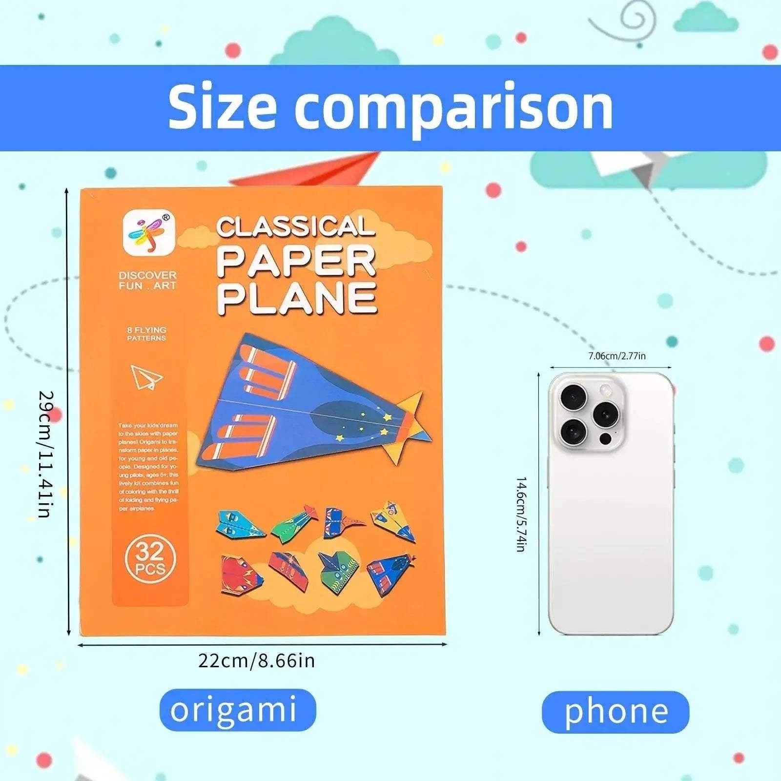 Educational Origami Belt Tutorial for Children with Fun Three-Dimensional Paper Airplanes for Ages 2 to 5 - ToylandEU