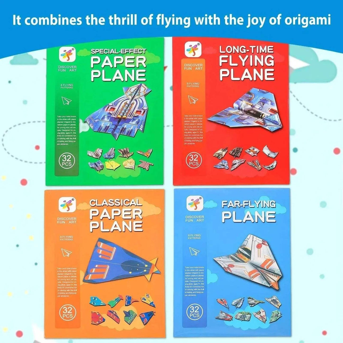 Educational Origami Belt Tutorial for Children with Fun Three-Dimensional Paper Airplanes for Ages 2 to 5 - ToylandEU