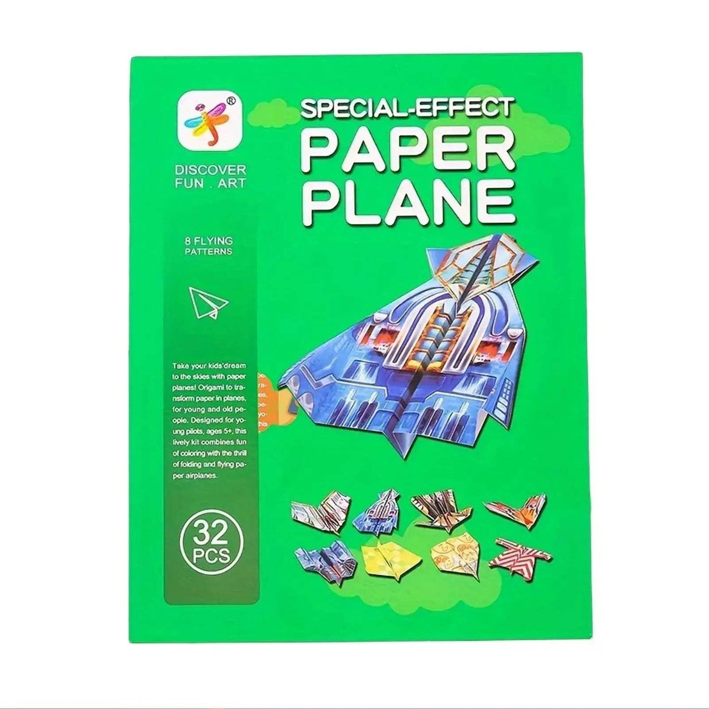 Educational Origami Belt Tutorial for Children with Fun Three-Dimensional Paper Airplanes for Ages 2 to 5 - ToylandEU