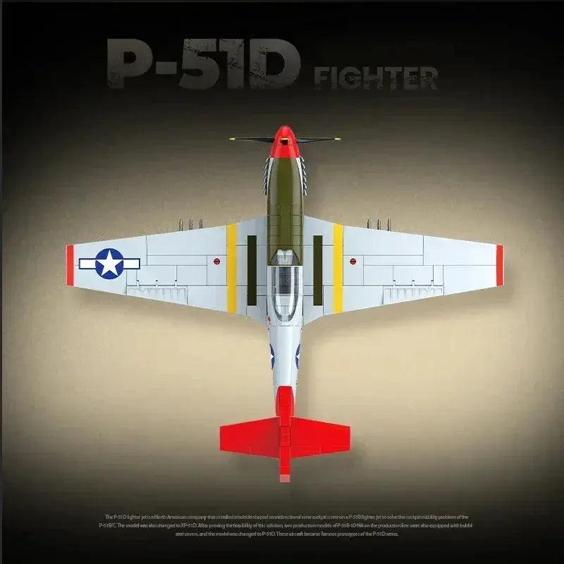 Educational P51D Fighter Kit Aircraft Model Toyland EU -  ToylandEU™