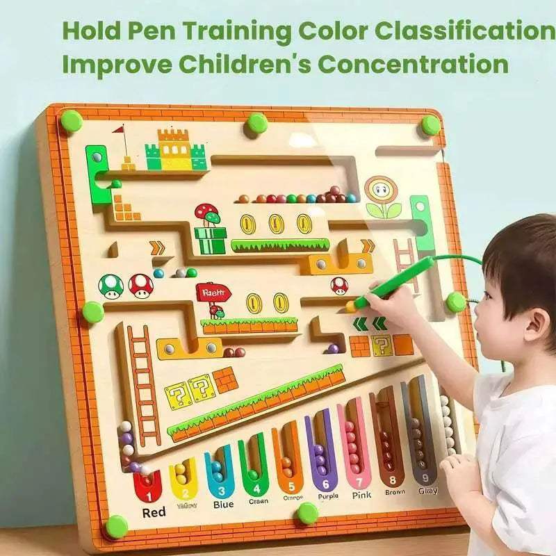  Fun Magnetic Maze Ball Puzzle Toy 3 6 Toyland EU -  ToylandEU™