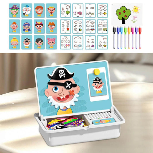 Educational Puzzles Magnetic Face Dress Up For Toddlers - ToylandEU