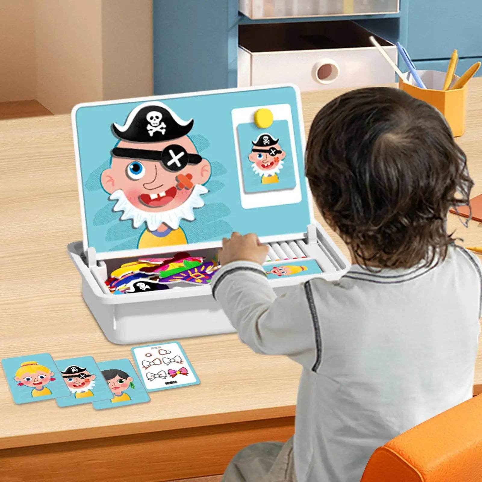 Educational Puzzles Magnetic Face Dress Up For Toddlers - ToylandEU