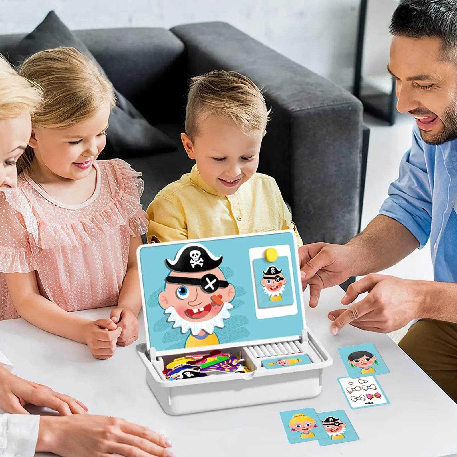 Educational Puzzles Magnetic Face Dress Up For Toddlers - ToylandEU