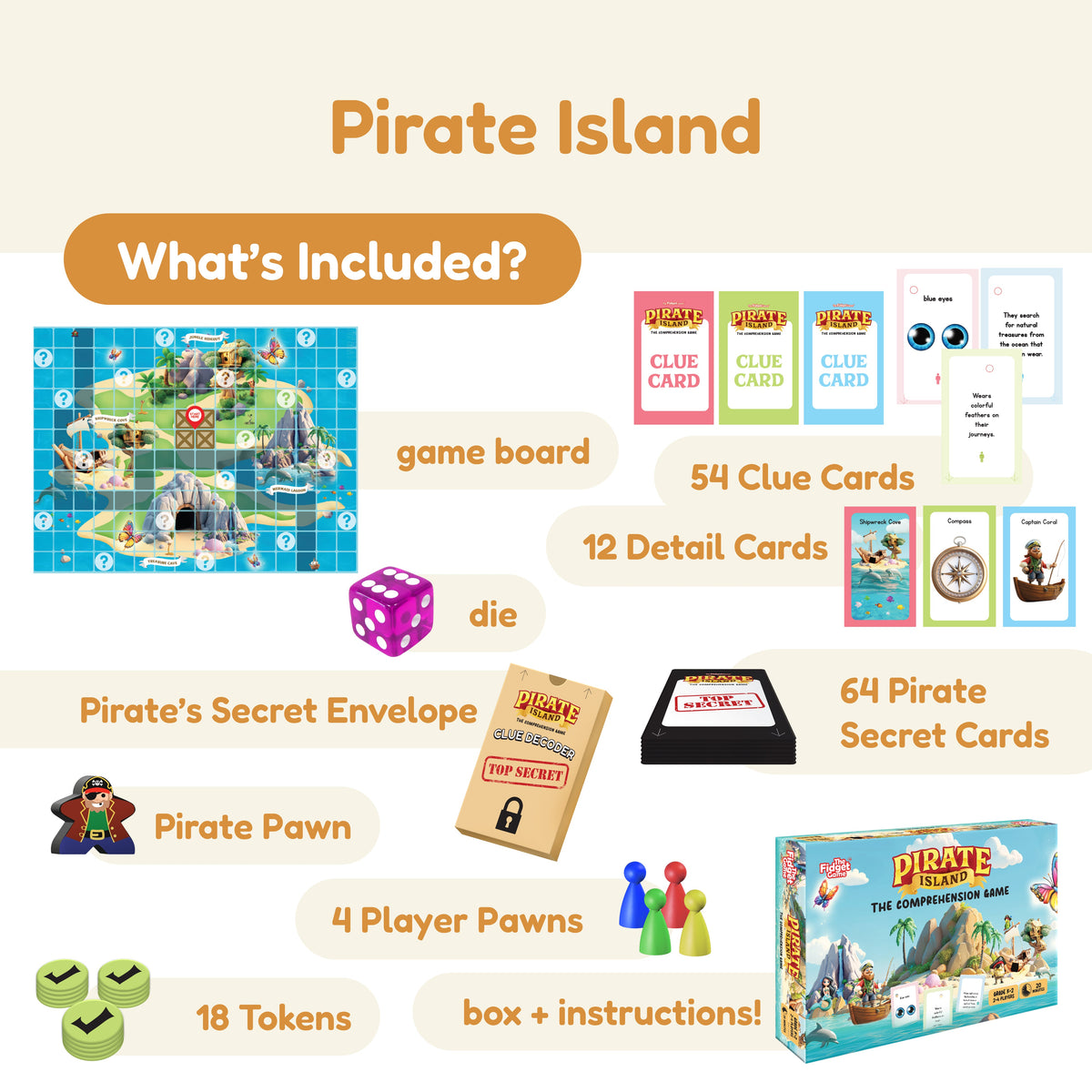 Educational Reading Kit | Phonics Set | Interactive Fidget Toy | Ages Six To Eight