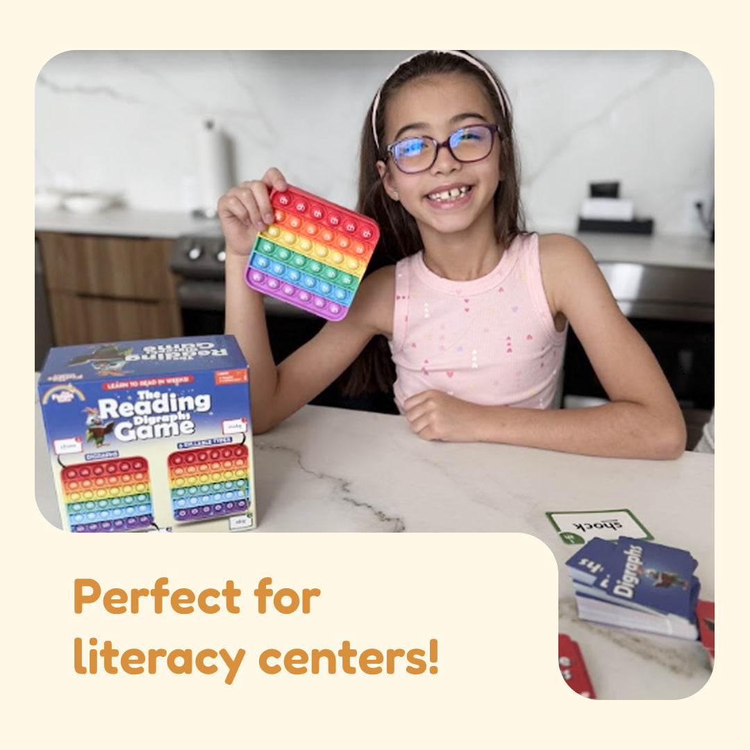 Educational Reading Kit | Phonics Set | Interactive Fidget Toy | Ages Six To Eight