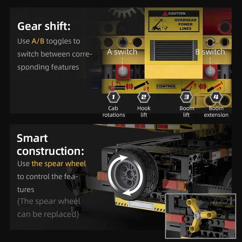  Educational Remote Control Crane Building Kit Lego -  ToylandEU™