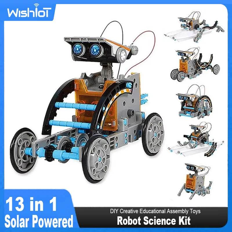 Educational Robot Kit 13 in 1 Solar Powered For Teens - ToylandEU