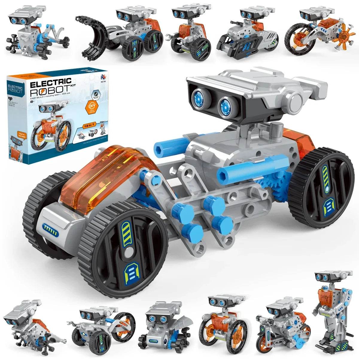Educational Robot Toy 12 In 1 Kit For Kids Science Learning - ToylandEU