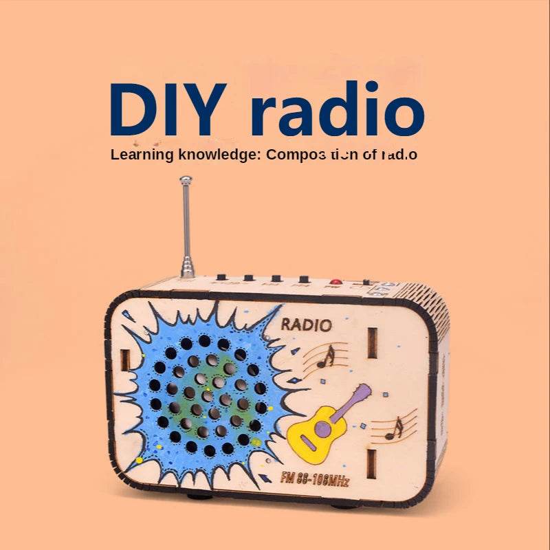 Educational STEM DIY Radio Model Kit Handmade For Kids - ToylandEU