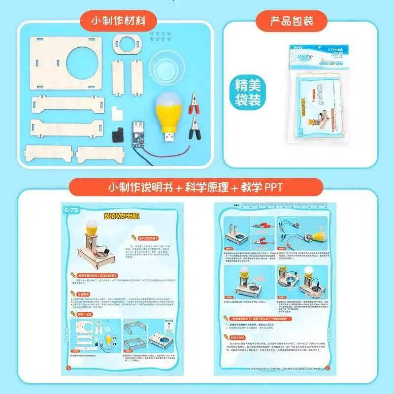 Educational STEM Kit Salt Water Power Generator For Students - ToylandEU