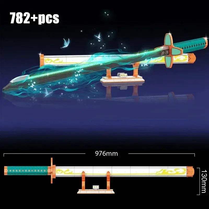 Educational Samurai Sword Building Blocks Kit For Anime Fans - ToylandEU