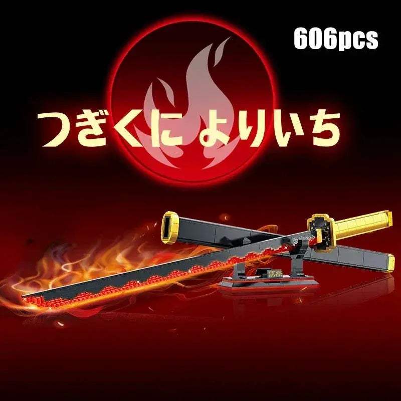 Educational Samurai Sword Building Blocks Kit For Anime Fans - ToylandEU
