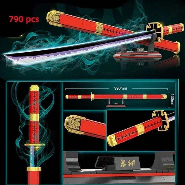 Educational Samurai Sword Building Blocks Kit For Anime Fans - ToylandEU