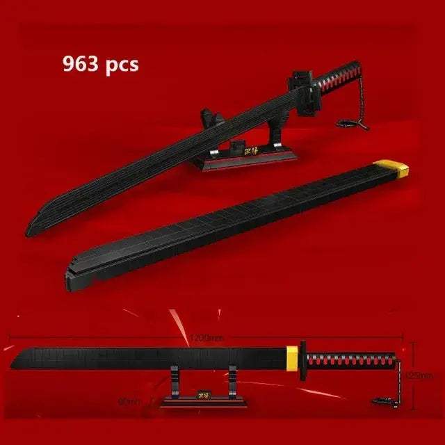 Educational Samurai Sword Building Blocks Kit For Anime Fans - ToylandEU