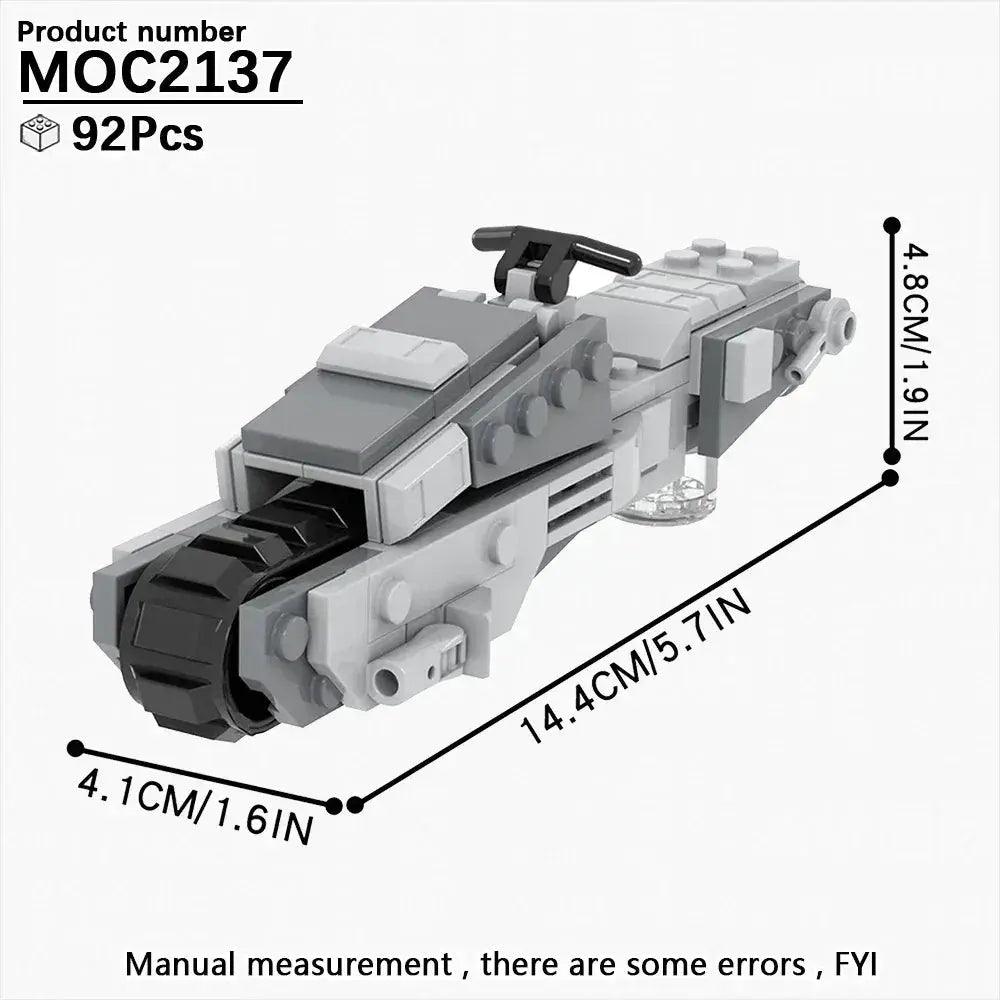  Educational SciFi Building Blocks Model Kit Aerocraft -  ToylandEU™