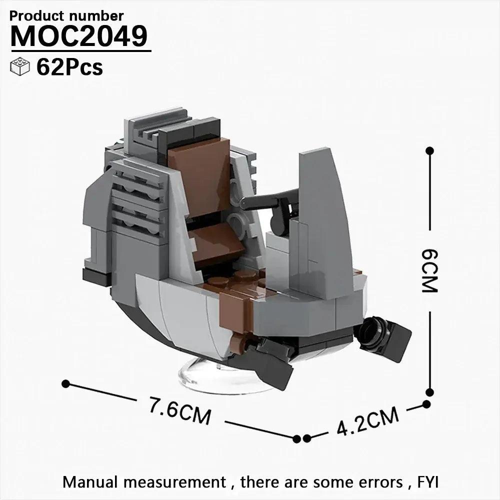  Educational SciFi Building Blocks Model Kit Aerocraft -  ToylandEU™