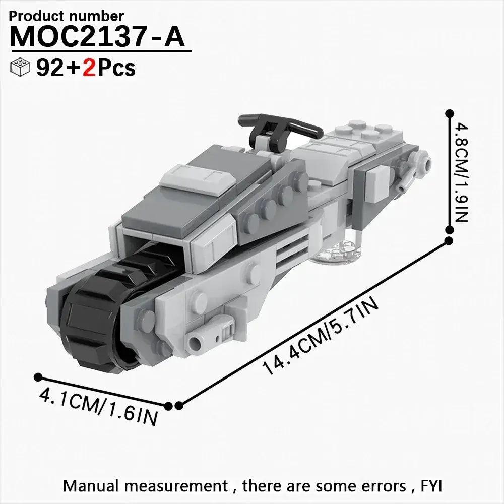  Educational SciFi Building Blocks Model Kit Aerocraft -  ToylandEU™