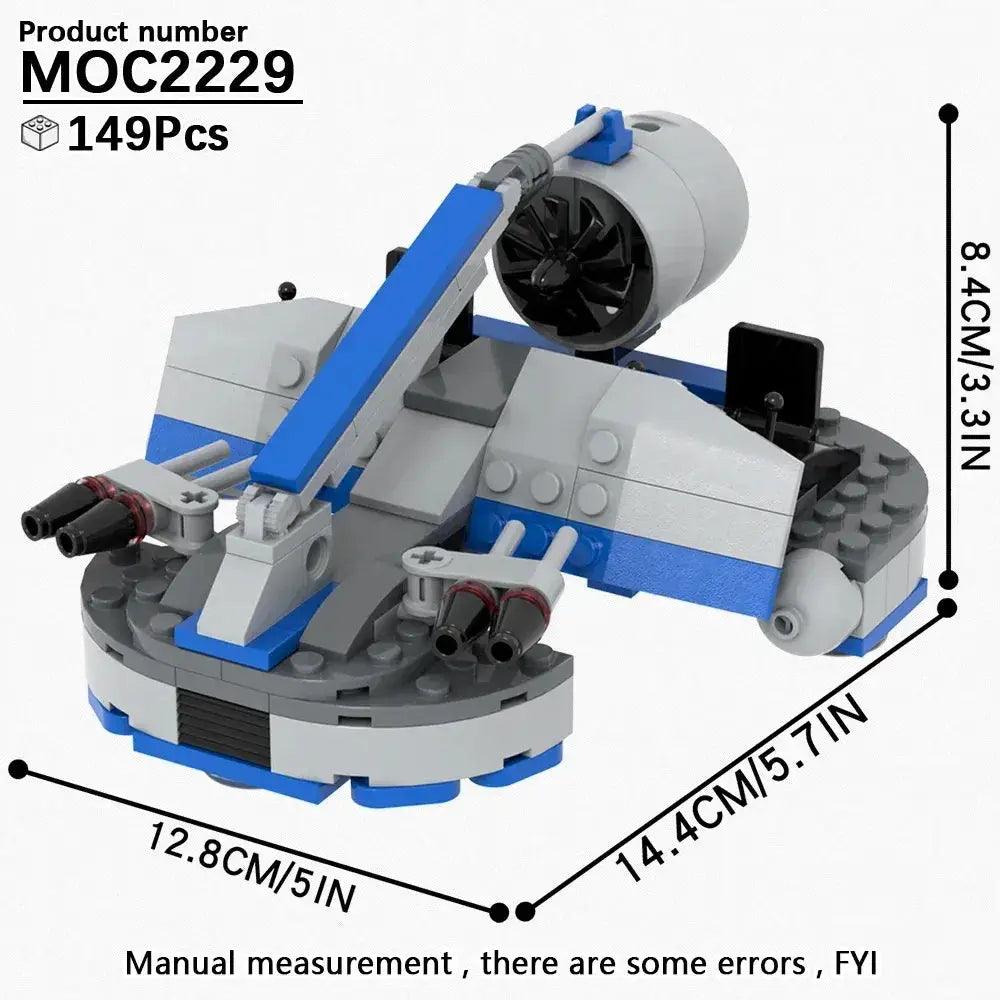  Educational SciFi Building Blocks Model Kit Aerocraft -  ToylandEU™