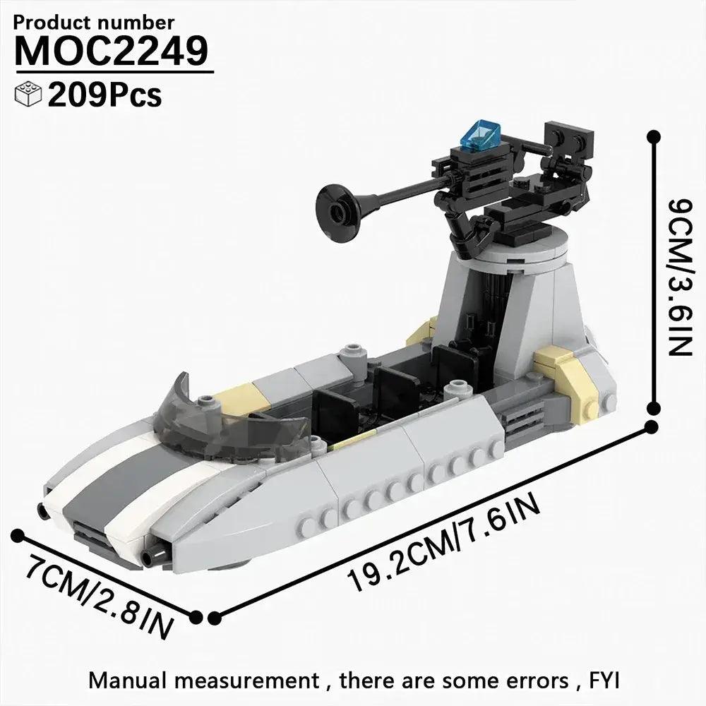  Educational SciFi Building Blocks Model Kit Aerocraft -  ToylandEU™