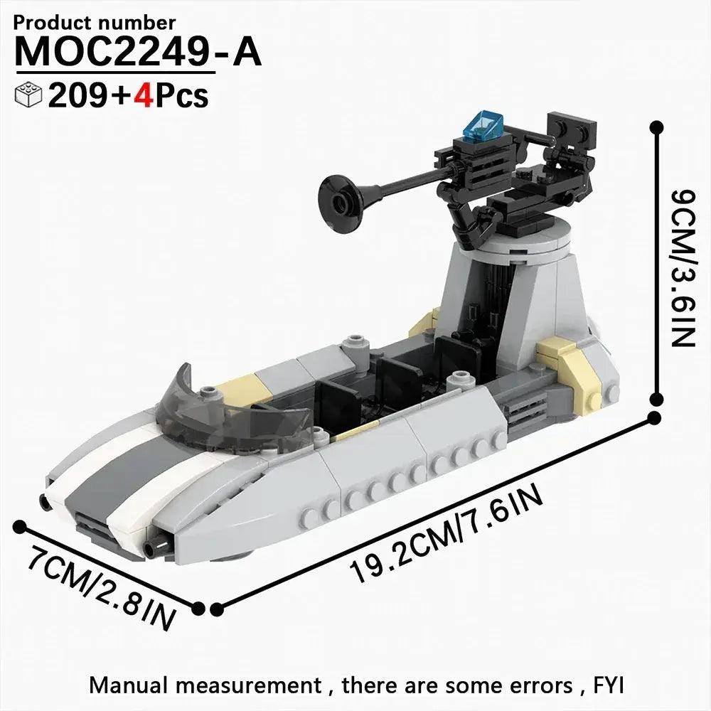  Educational SciFi Building Blocks Model Kit Aerocraft -  ToylandEU™