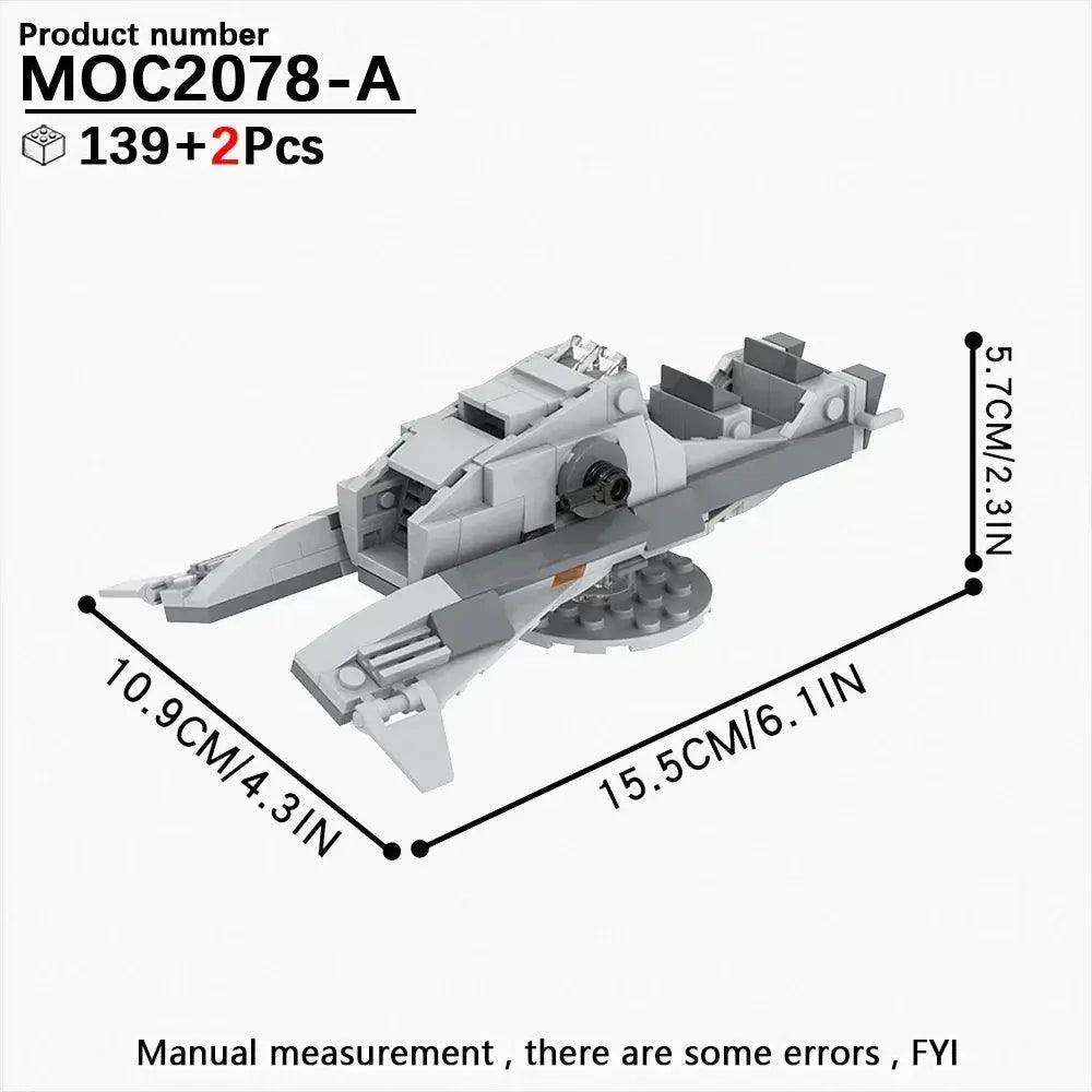  Educational SciFi Building Blocks Model Kit Aerocraft -  ToylandEU™