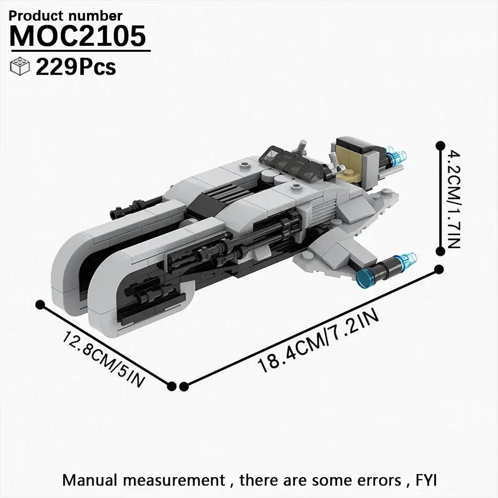  Educational SciFi Building Blocks Model Kit Aerocraft -  ToylandEU™
