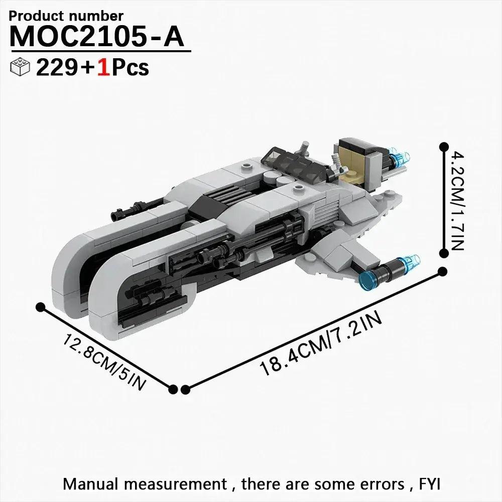  Educational SciFi Building Blocks Model Kit Aerocraft -  ToylandEU™