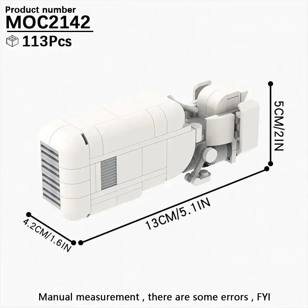  Educational SciFi Building Blocks Model Kit Aerocraft -  ToylandEU™