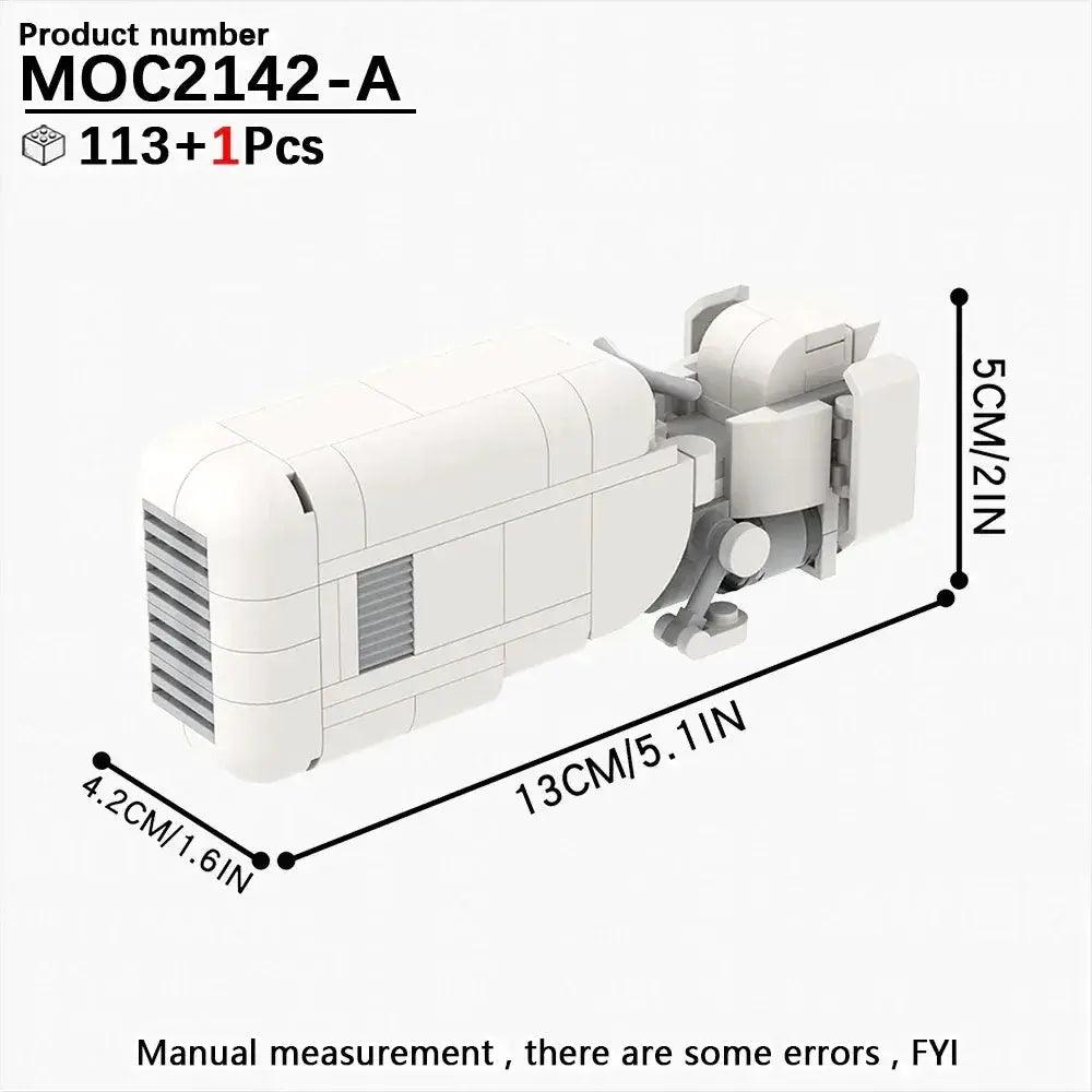  Educational SciFi Building Blocks Model Kit Aerocraft -  ToylandEU™