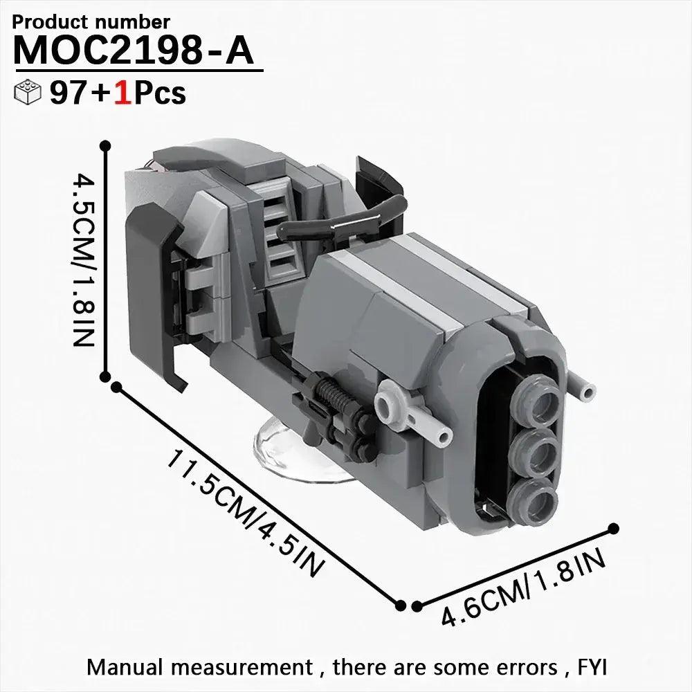  Educational SciFi Building Blocks Model Kit Aerocraft -  ToylandEU™