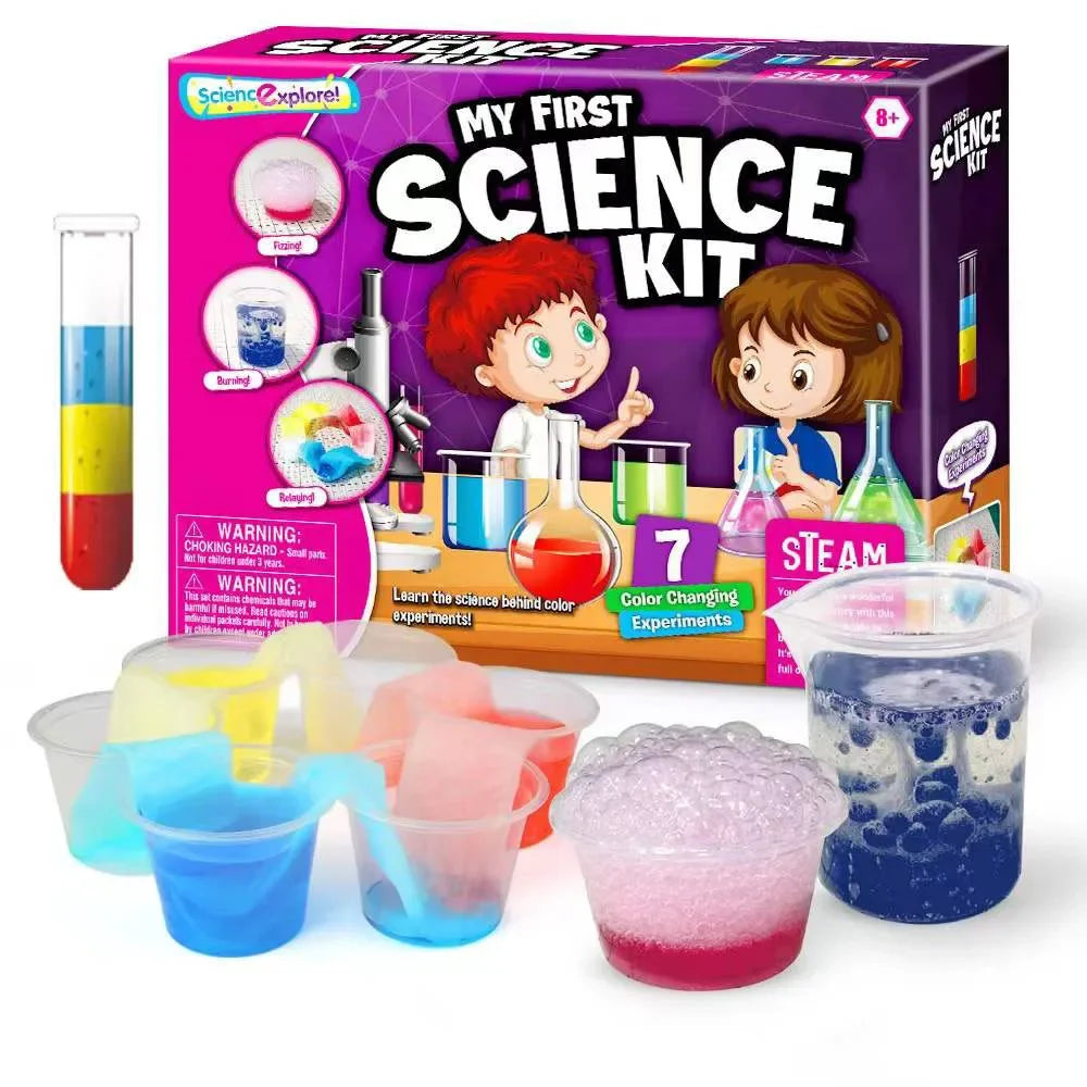 Educational Science Experiment Kit With Bouncy Ball And Disgusting Slime Mixing For Kids Of All Ages - ToylandEU
