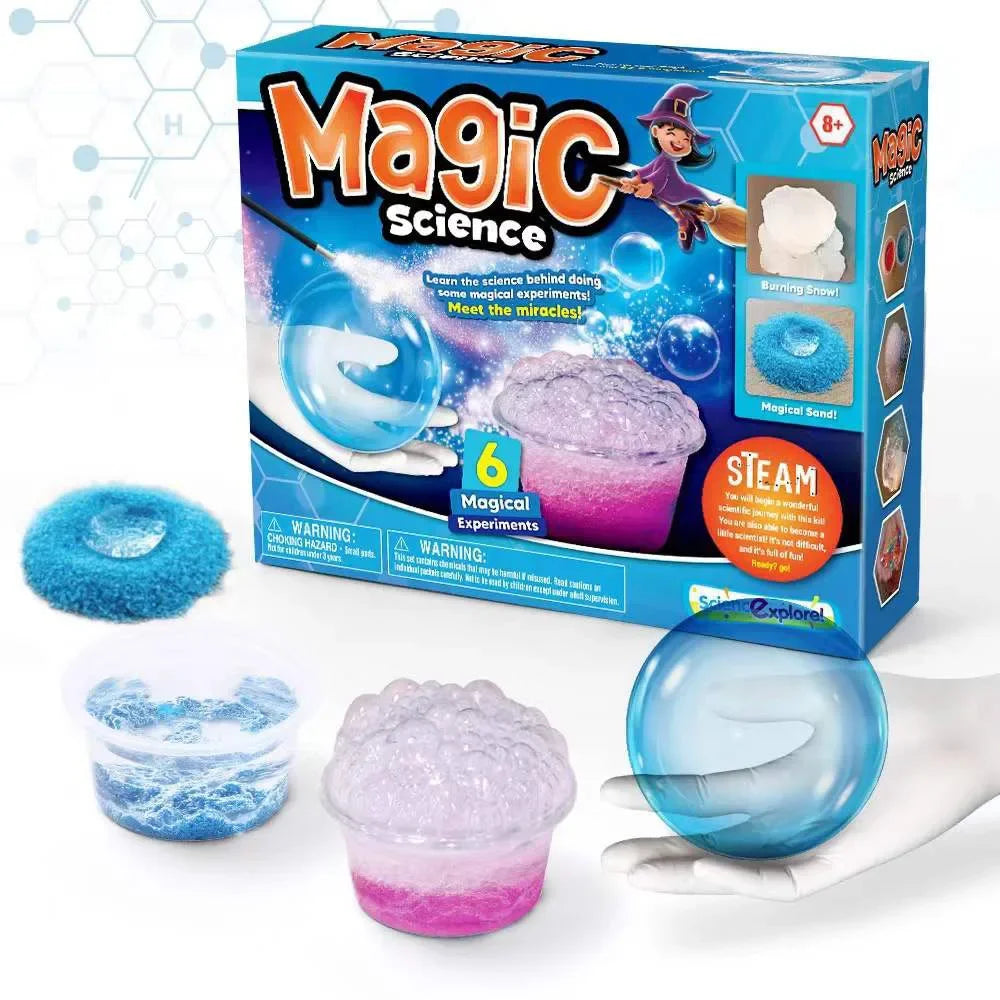 Educational Science Experiment Kit With Gross Slime And Bouncy Ball For Kids Ages 8 And Up - ToylandEU