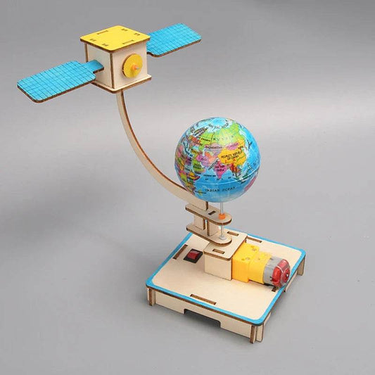 Educational Science Kit Orbiting Satellite Model Kids 6-12 - ToylandEU