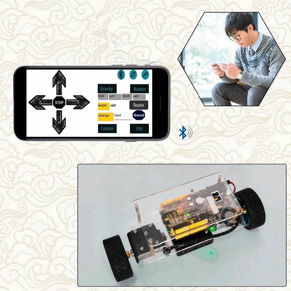 Educational Self Balancing Robot Car Kit Arduino For Kids - ToylandEU