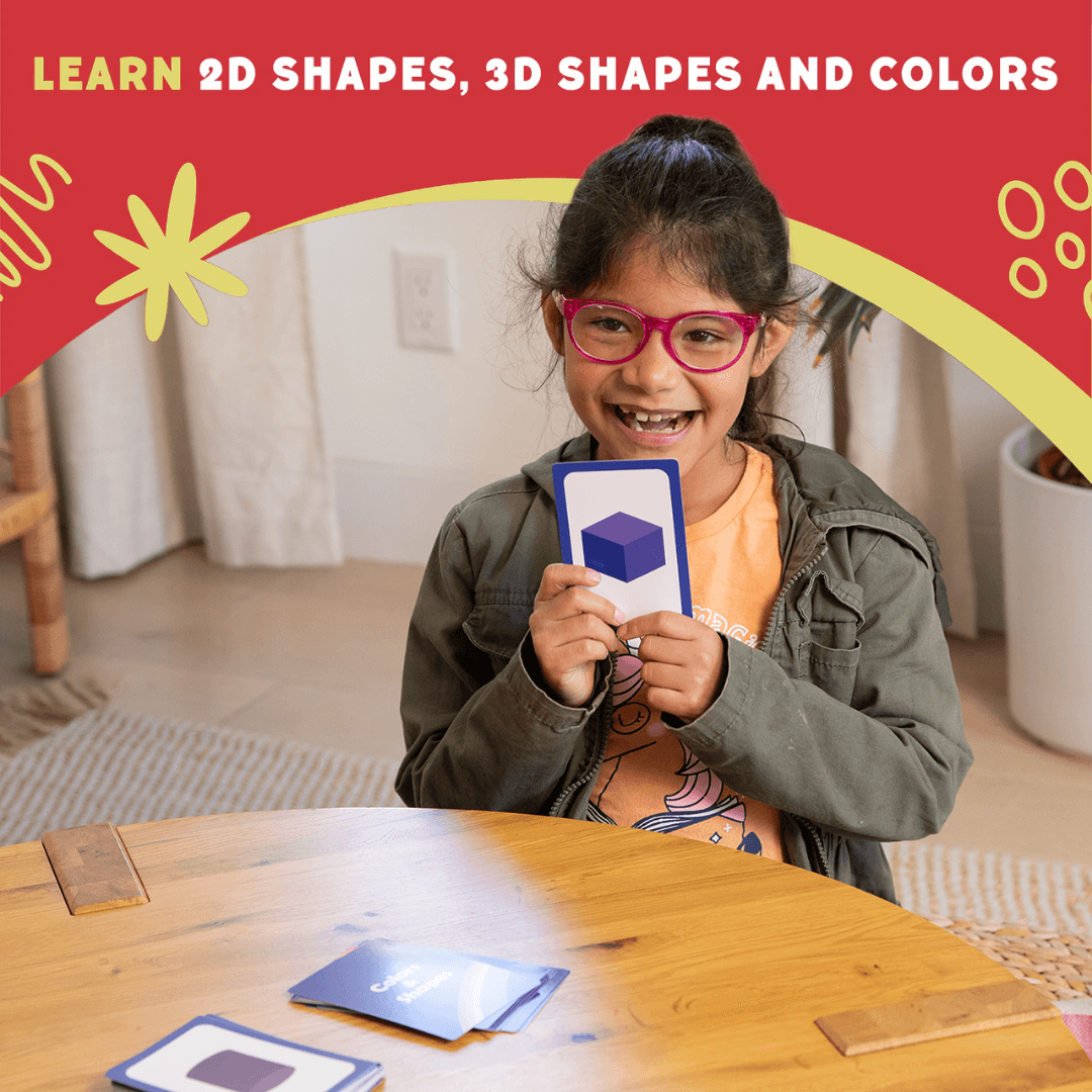 Educational Shape Cards | Identifies 17 Objects | Teaches Colors | Ages 3 To 8